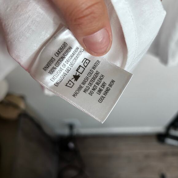 Robert Graham Paisley Contrast Cuff Classic Fit Button Front White Shirt Sz XL - Picture 10 of 11